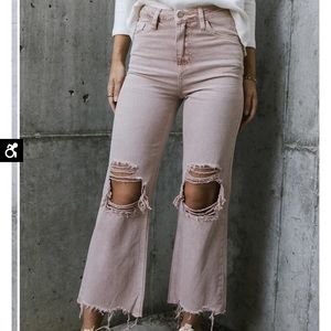 Vervet Leslie cropped jeans